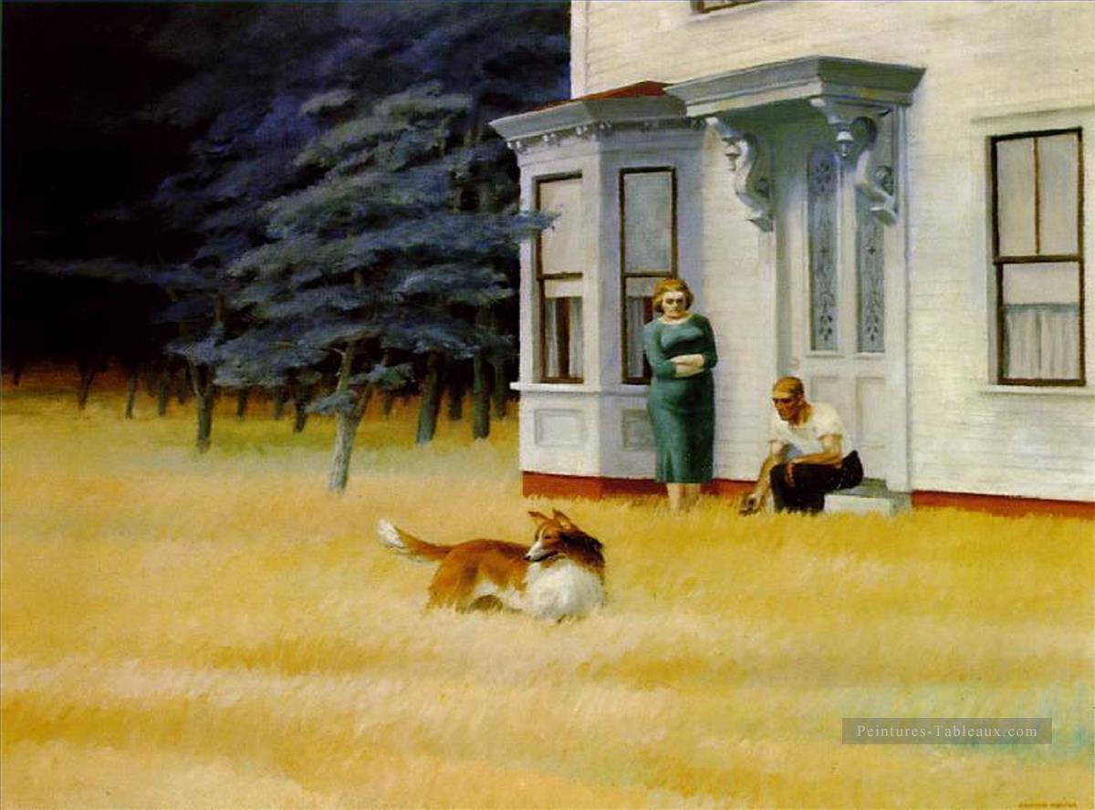 Soirée Cape Cod Edward Hopper Peintures à l'huile